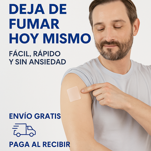 CON QUITPATCH FUMAR QUEDA ATRÁS.