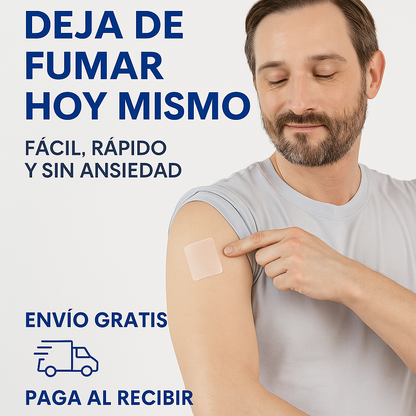 CON QUITPATCH FUMAR QUEDA ATRÁS.