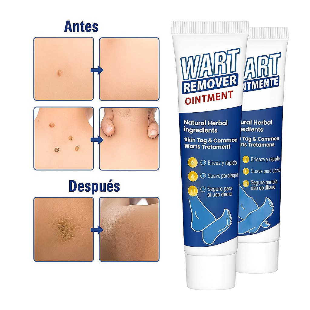 Crema antiverrugas ¡Elimina las Verrugas de Forma Rápida y Efectiva!