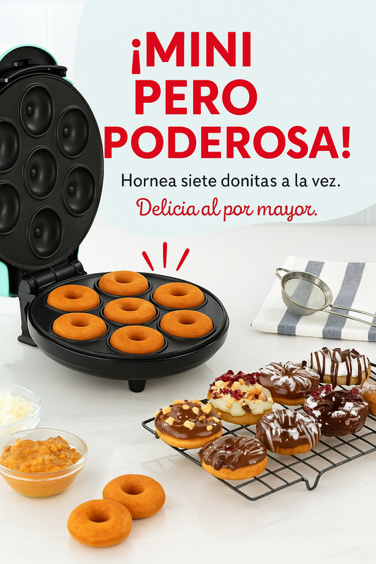 🍩 Prepara Mini Donas Caseras en Minutos