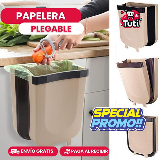 🔥 PAPELERA PREMIUM PLEGABLE SE ADAPTA A TU COCINA 🏡